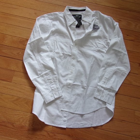 Harley Davison NWT Button Up Shirt - Picture 2 of 4